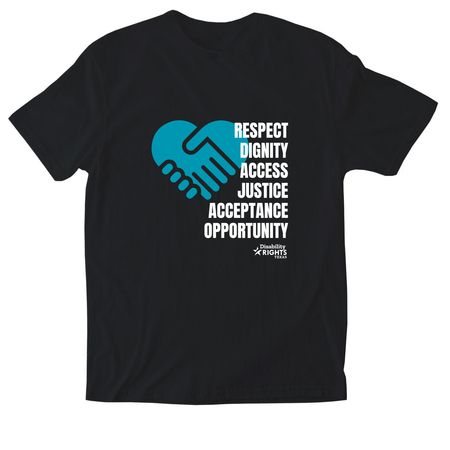 Respect T-Shirt, a Black Softstyle Cotton Tee