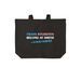 Trans Students Belong Everywhere, a Deep Black Cotton Canvas Tote Bag