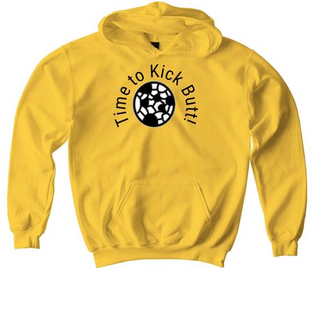 Soccer Design T-Shirt and More, a Daisy Softstyle Youth Pullover Hoodie