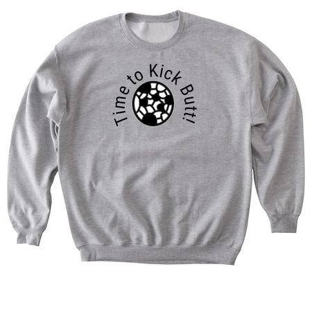 Soccer Design T-Shirt and More, a Sport Grey Softstyle Crewneck Sweatshirt