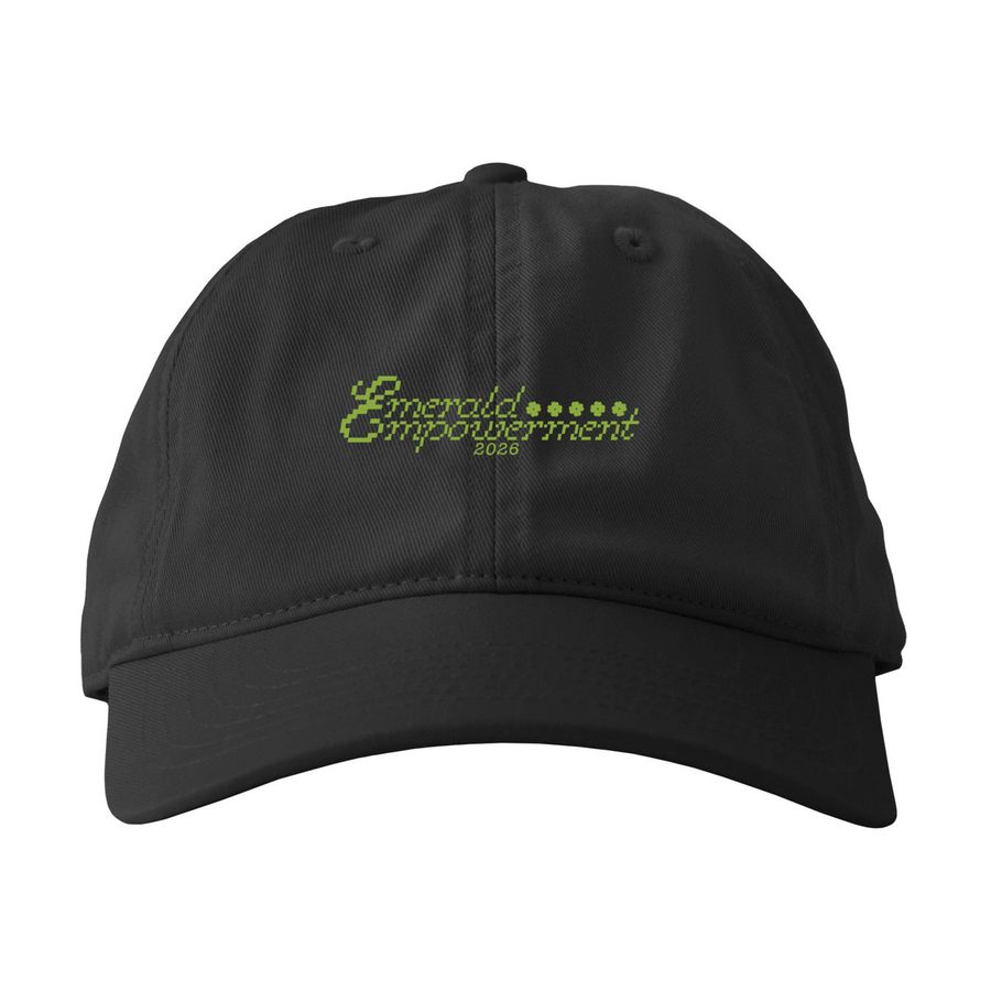 EE Hat! <3, a Black Printed Eco Baseball Cap