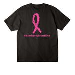 0% Interested in Cancer's Opinion, a Black Unisex Heavyweight Tee (back-view)