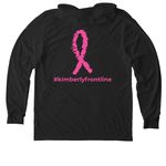 0% Interested in Cancer's Opinion, a Space Black Allmade Eco Triblend Hoodie Tee (back-view)