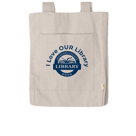I Love OUR Library Totes, a Pumice Reclaimist Everywhere Tote Bag