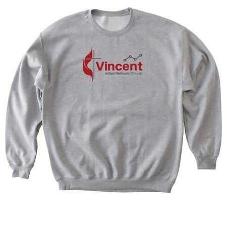 Large Logo Tees and Sweatshirts, a Sport Grey Softstyle Crewneck Sweatshirt