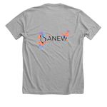 Tees and Tanks, a Athletic Heather Premium Unisex Tee (back-view)