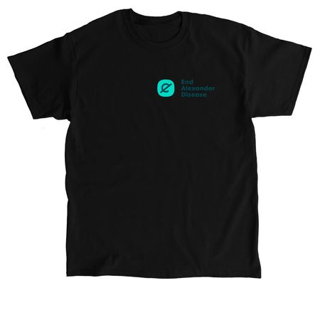 End Alexander Disease Rare Supporter, a Black Classic Unisex Tee