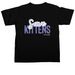 Save Kittens, a Black Comfort Colors Unisex Tee (back-view)