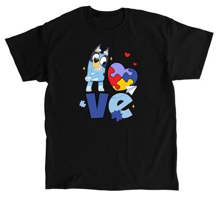 Autism Acceptance, a Black Classic Unisex Tee