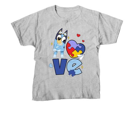 Autism Acceptance, a Sport Grey Youth Unisex Tee