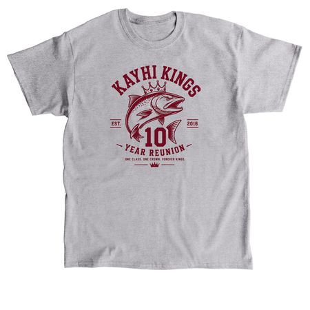 Reunion (MAROON LOGO), a Sport Grey Classic Unisex Tee