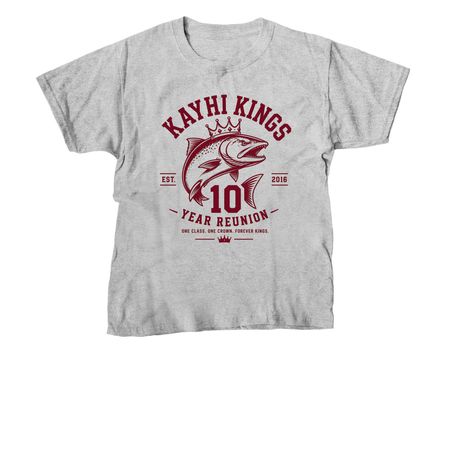 Reunion (MAROON LOGO), a Sport Grey Youth Unisex Tee
