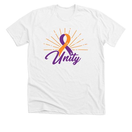 Unity in the community, a Solid White Blend Premium Unisex Tee