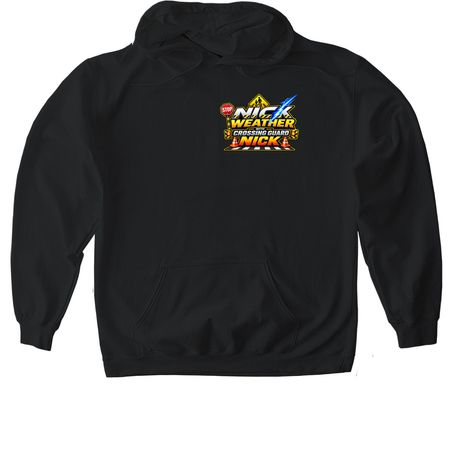 nick weather crossing guard, a Black Gildan Softstyle Pullover Hoodie
