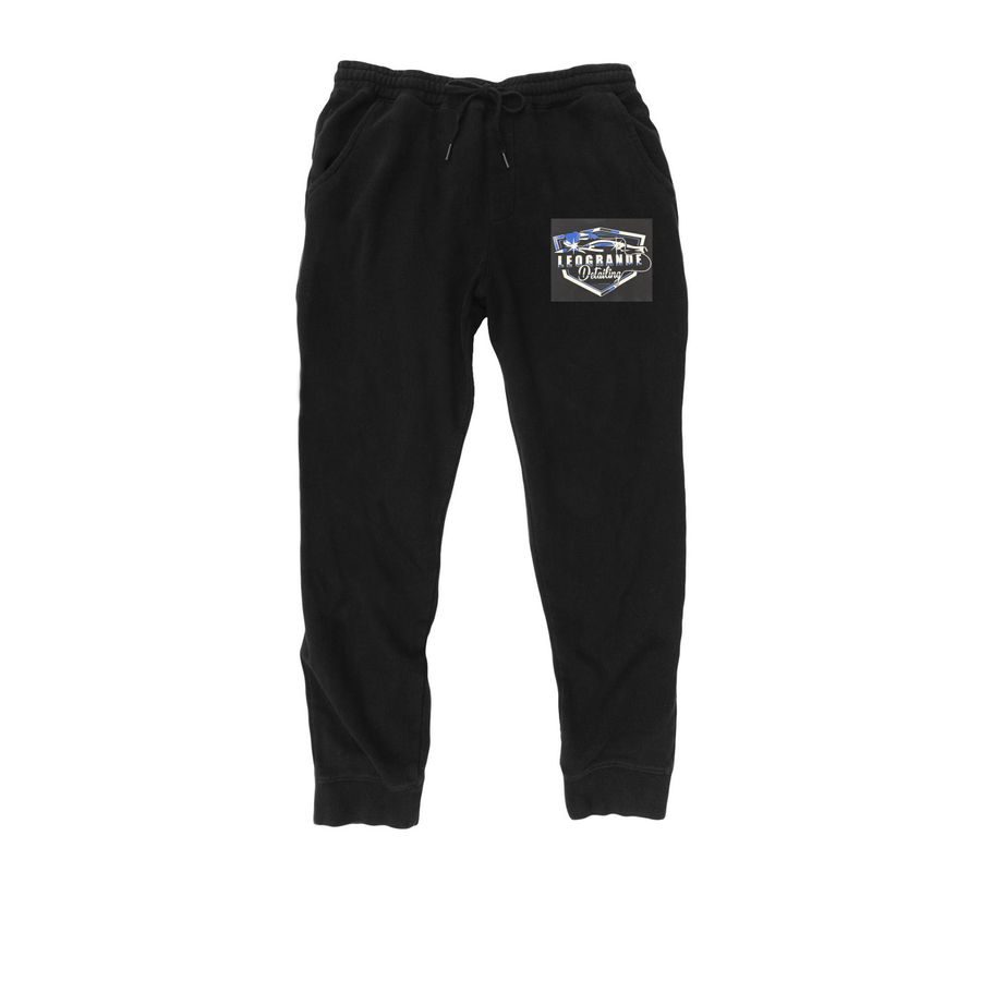 LeoGrande Detailing Merch, a Black Midweight Fleece Joggers