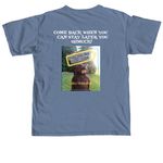 BESTIE GEAR&nbsp;, a Blue Jean Comfort Colors Unisex Tee (back-view)