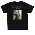 BESTIE GEAR&nbsp;, a Black Classic Unisex Tee (back-view)