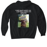 BESTIE GEAR&nbsp;, a Black Gildan Softstyle Pullover Hoodie (back-view)