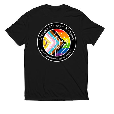 Pride Shirts&nbsp;, a Deep Black Allmade Eco Triblend Unisex Tee