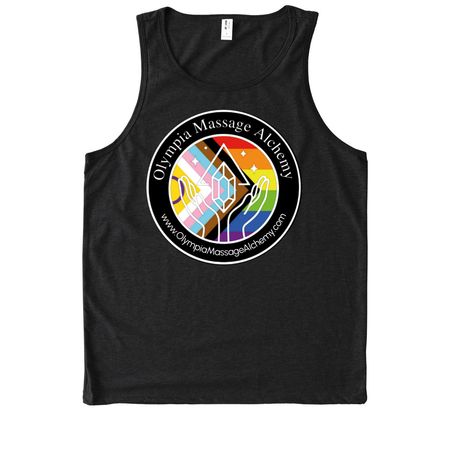 Pride Shirts&nbsp;, a Deep Black Allmade Eco Triblend Tank