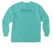 BAAG Swag 2026, a Chalky Mint Comfort Colors Long Sleeve Pocket Tee (back-view)