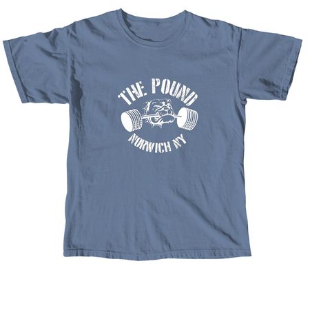 The Pound Tee, a Blue Jean Comfort Colors Unisex Tee