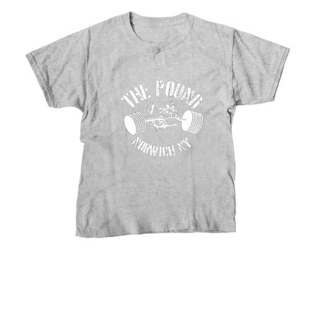 The Pound Tee, a Sport Grey Youth Unisex Tee