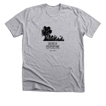 Friends of Discovery Park, a Athletic Heather Premium Unisex Tee