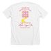 ??? F?26 Rush White Design&nbsp;, a Solid White Blend Premium Unisex Tee (back-view)