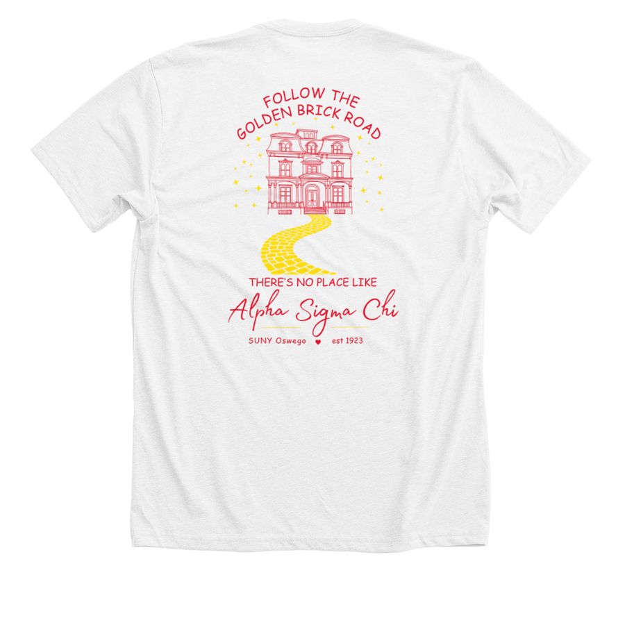 ??? F?26 Rush White Design&nbsp;, a Solid White Blend Premium Unisex Tee (back-view)