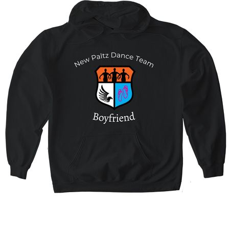 BOYFRIEND MERCH, a Black Gildan Softstyle Pullover Hoodie