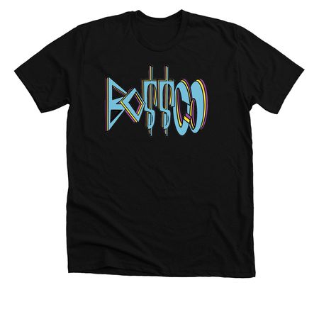 BO$$CO Signature, a Solid Black Blend Premium Unisex Tee