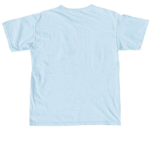 The Knitter Tarot Outline Chambray Comfort Colors Tee