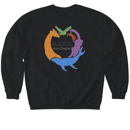 Utah AAZK&nbsp;, a Black Softstyle Crewneck Sweatshirt