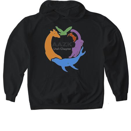 Utah AAZK&nbsp;, a Black Gildan Softstyle Pullover Hoodie