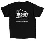 Trinity Lutheran School, a Black Classic Unisex Tee (back-view)
