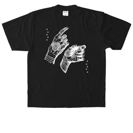 ? DREAMING OF MY ANCESTORS 02 ?, a Black Heavyweight Garment Dye Tee (back-view)