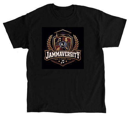 Jammaversity wear, a Black Classic Unisex Tee