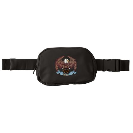 TBP Podcast Eagle Hip Bag, a Deep Black Matte Hip Pack