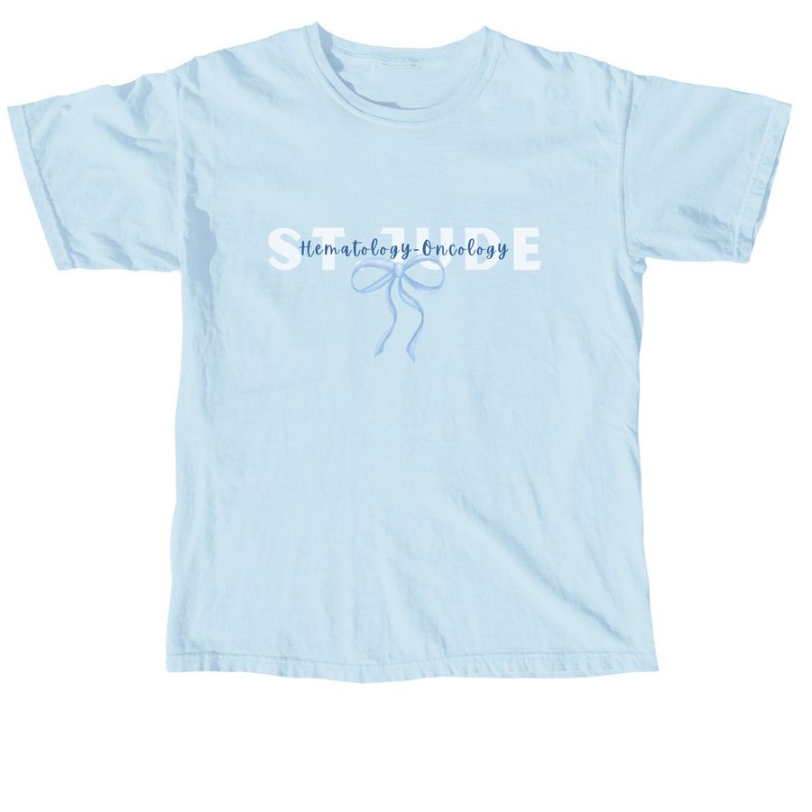 SJ Bow Design, a Chambray Comfort Colors Unisex Tee