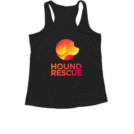Wear Hope. Save Hounds., a Black Women's Performance Tank