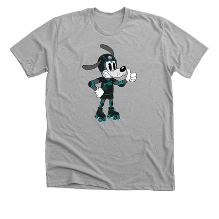 Derby for the Dogs Fundraiser, a Athletic Heather Premium Unisex Tee