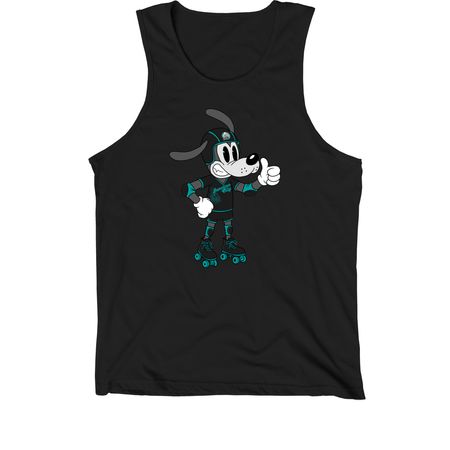 Derby for the Dogs Fundraiser, a Black Premium Cotton Tank