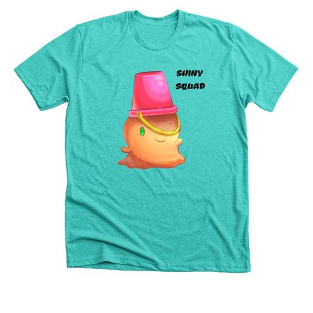 SHINY SANDYWICK SQUAD - long sleeve, a Heather Sea Green Premium Unisex Tee