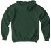 Noble Panther, a Forest Green Youth Pullover Hoodie (back-view)