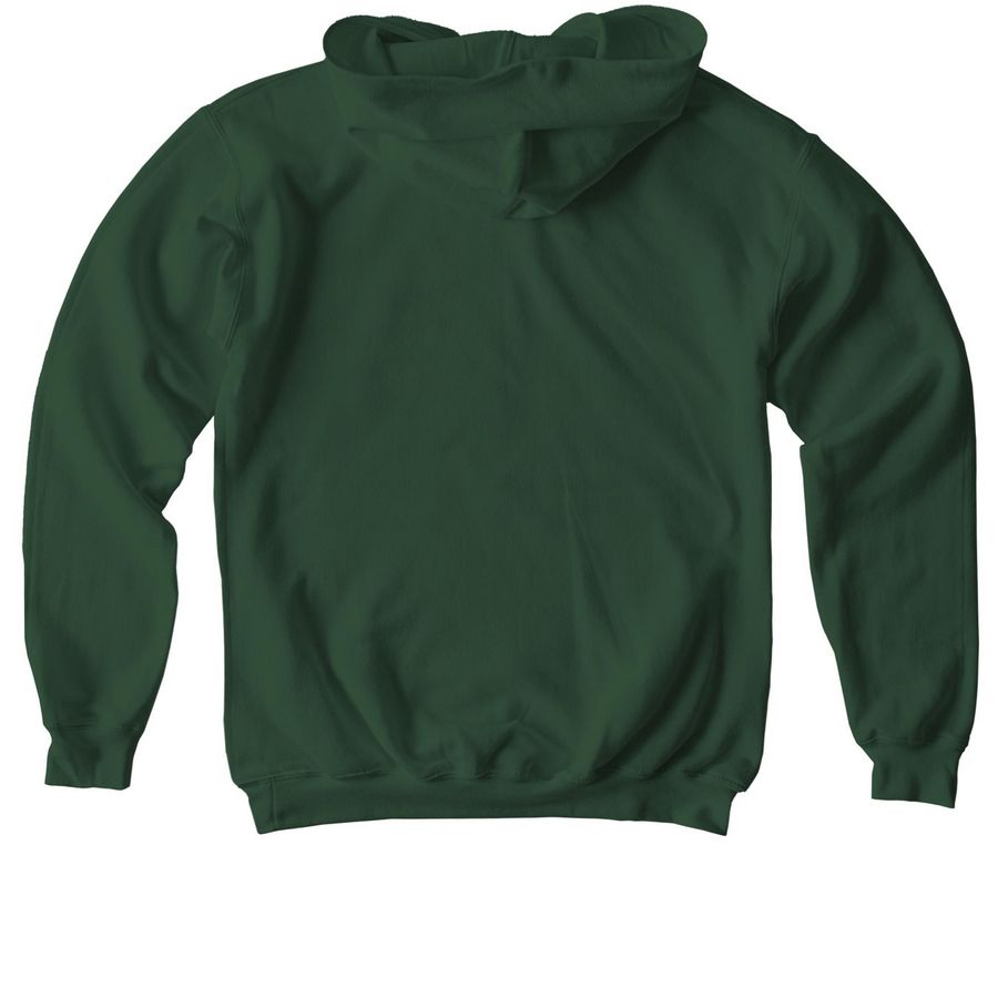 Noble Panther, a Forest Green Youth Pullover Hoodie (back-view)