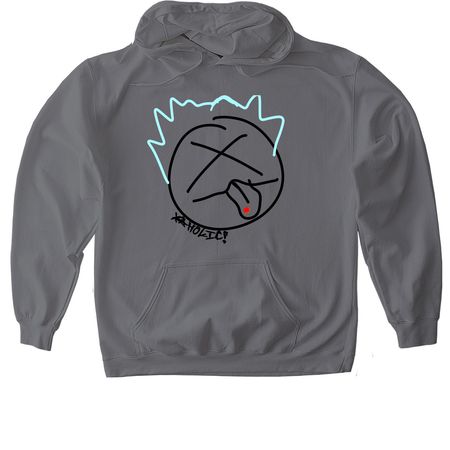 FXCKTYSE! ?XAHOLIC!? COLLECTION, a Charcoal Gildan Softstyle Pullover Hoodie