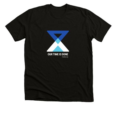 TimeDone Classic, a Solid Black Blend Premium Unisex Tee