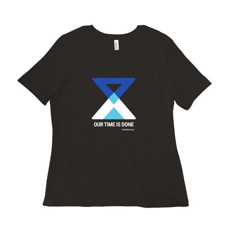 TimeDone Classic, a Black Women?s Relaxed Cotton Tee