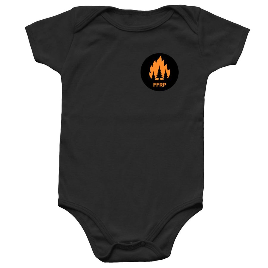 ?Wear the Mission: FFRP Onesie, a Black Infant Onesie